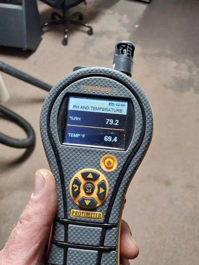 Moisture meter humidity assessment for Mold Remediation & Removal in East Foothills